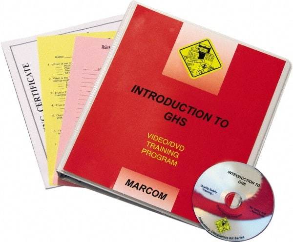 Marcom - Introduction to GHS (The Globally Harmonized System), Multimedia Training Kit - 21 Minute Run Time DVD, 1 Course, English - Americas Tooling
