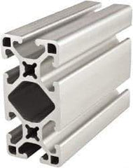 80/20 Inc. - 72 Inches Long x 1-1/2 Inches Wide x 3 Inches High, T Slotted Aluminum Extrusion - 1.695 Square Inches, Clear Anodized Finish - Americas Tooling