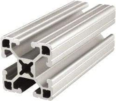 80/20 Inc. - 72 Inches Long x 1-1/2 Inches Wide x 1-1/2 Inches High, T Slotted Aluminum Extrusion - 0.7938 Square Inches, Clear Anodized Finish - Americas Tooling