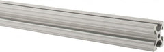 80/20 Inc. - 72 Inches Long x 1 Inch Wide x 1 Inch High, T Slotted Aluminum Extrusion - 0.4379 Square Inches, Clear Anodized Finish - Americas Tooling