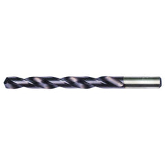 #43 RHS / RHC HSS-CO 8% (M42) 135 Degree Split Point Heavy Duty Cobalt Drill - TiAlN - Exact Industrial Supply