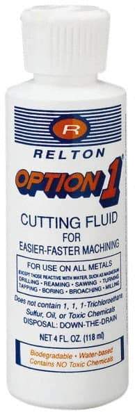 Relton - Option1, 5 Gal Pail Cutting Fluid - Water Soluble, For Cleaning, Machining - Americas Tooling