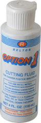 Relton - Option1, 4 oz Bottle Cutting Fluid - Water Soluble, For Cleaning, Machining - Americas Tooling