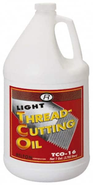 Relton - TCO-16, 1 Gal Bottle Tapping Fluid - Straight Oil, For Thread Smoothing - Americas Tooling