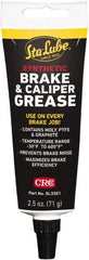 CRC - 2.5 oz Tube Synthetic High Temperature Grease - Black, High Temperature, 450°F Max Temp, NLGIG 2, - Americas Tooling