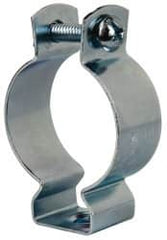 Cooper B-Line - Steel Rigid/EMT Conduit Hanger with Bolt - 1-1/2" EMT, 1-1/4" Rigid, 1/4" Rod, Zinc Plated Finish - Americas Tooling