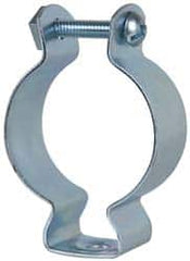 Cooper B-Line - Steel Rigid/EMT Conduit Hanger with Bolt - 4" EMT, 4" Rigid, 5/16" Rod, Zinc Plated Finish - Americas Tooling