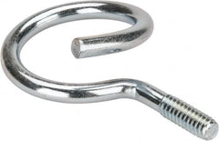 Cooper B-Line - 1-1/4" Pipe, Steel Threaded Bridle Rings - Silver, Zinc Plated, 50 Lb Capacity - Americas Tooling