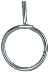 Cooper B-Line - 2" Pipe, Steel Threaded Bridle Rings - Silver, Zinc Plated, 50 Lb Capacity - Americas Tooling