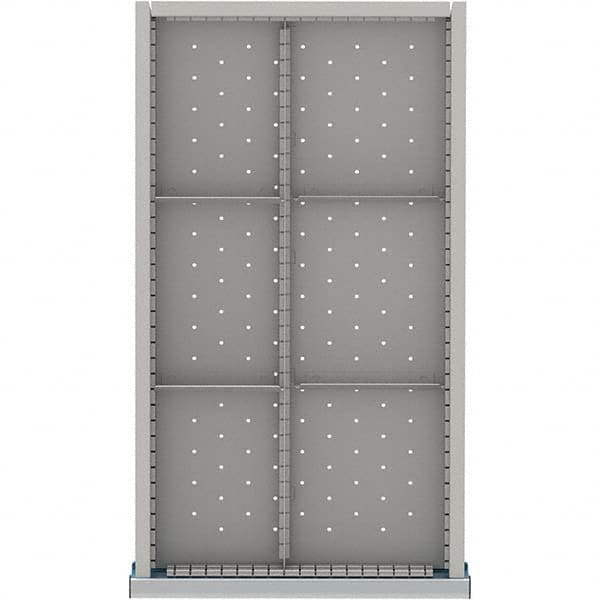 LISTA - 6-Compartment Drawer Divider Layout for 3.15" High Drawers - Americas Tooling