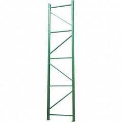 Vestil - 24,000 Lb Capacity Heavy-Duty Framing Upright Pallet Storage Rack - 42" Wide x 120" High x 42" Deep, Green - Americas Tooling