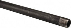 B&K Mueller - Schedule 40, 1/2" Diam x 30" Long Steel Black Pipe Nipple - Threaded - Americas Tooling