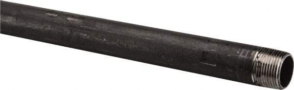 B&K Mueller - Schedule 40, 3/4" Diam x 60" Long Steel Black Pipe Nipple - Threaded - Americas Tooling