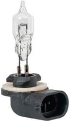 Value Collection - 12 Volt, Halogen Auxiliary Automotive Miniature Lamp - 49.92 Watt, Clear - Americas Tooling