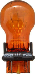 Value Collection - 12 Volt, Park & Signal Automotive Miniature Lamp - 26.88/8.26 Watt, Amber - Americas Tooling