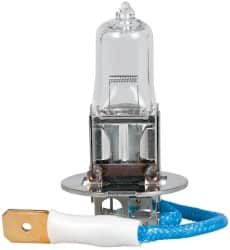 Value Collection - 12 Volt, Halogen Fog Headlamp H3 Automotive Miniature Lamp - 55 Watt, Clear - Americas Tooling