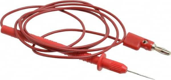 Pomona - Red Electrical Test Equipment Probe - Use with Digital Multimeters - Americas Tooling