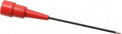 Pomona - Red Electrical Test Equipment Jack - Use with Digital Multimeters - Americas Tooling