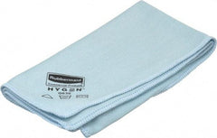 Rubbermaid - Dry Microfiber Wipes - 16" x 16" Sheet Size, Blue - Americas Tooling