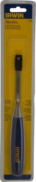 Irwin - 10-3/4" OAL x 3/8" Blade Width Wood Chisel - Polypropylene Handle - Americas Tooling