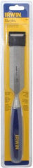 Irwin - 10-3/4" OAL x 1-1/4" Blade Width Wood Chisel - Polypropylene Handle - Americas Tooling