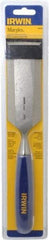 Irwin - 10-3/4" OAL x 2" Blade Width Wood Chisel - Polypropylene Handle - Americas Tooling