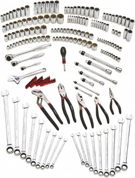 Blackhawk by Proto - 205 Piece 1/4, 3/8 & 1/2" Drive Master Tool Set - Tools Only - Americas Tooling