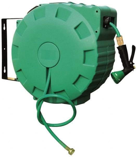 Value Collection - 80' Spring Retractable Hose Reel - 140 psi, Hose Included - Americas Tooling