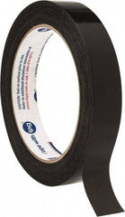 Intertape - 3/4" x 60 Yd Black Rubber Adhesive Strapping Tape - Polypropylene Film Backing, 2.7 mil Thick, 95 Lb Tensile Strength, Series 197 - Americas Tooling