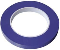 Intertape - 1/2" Wide x 36 Yd Long Blue Vinyl Masking Tape - Series FM71, 5.4 mil Thick, 14 In/Lb Tensile Strength - Americas Tooling