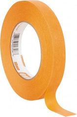 Intertape - 3/4" Wide x 60 Yd Long Orange Paper Masking Tape - Series Orange Mask, 7.3 mil Thick, 23 In/Lb Tensile Strength - Americas Tooling