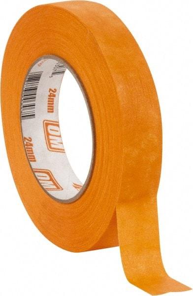 Intertape - 1" Wide x 60 Yd Long Orange Paper Masking Tape - Series Orange Mask, 7.3 mil Thick, 23 In/Lb Tensile Strength - Americas Tooling