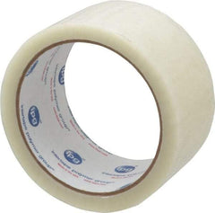 Intertape - 2" x 55 Yd Clear Rubber Adhesive Sealing Tape - Polypropylene Film Backing, 1.85 mil Thick, 27 Lb Tensile Strength, Series 7100 - Americas Tooling