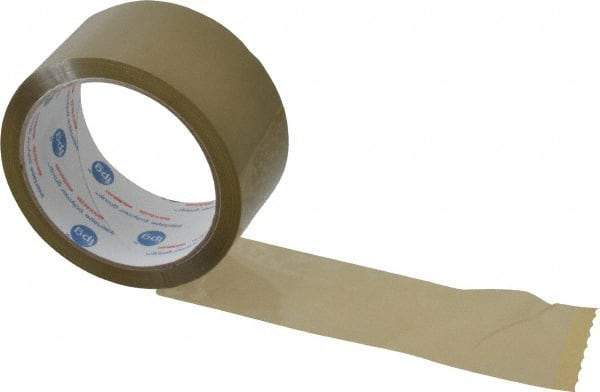 Intertape - 2" x 55 Yd Natural (Color) Rubber Adhesive Sealing Tape - Polypropylene Film Backing, 1.85 mil Thick, 27 Lb Tensile Strength, Series 7100 - Americas Tooling