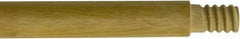 O-Cedar - 60 x 1" Wood Squeegee Handle - Threaded Connection, Tan - Americas Tooling