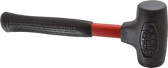 Proto - 16 oz Head 1-5/8" Face Diam Urethane Dead Blow Hammer - 12" OAL, Fiberglass Handle - Americas Tooling