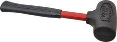 Proto - 32 oz Head 2" Face Diam Urethane Dead Blow Hammer - 12-3/4" OAL, Fiberglass Handle - Americas Tooling