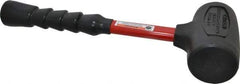 Proto - 48 oz Head 2-7/16" Face Diam Urethane Dead Blow Hammer - 14" OAL, Fiberglass Handle - Americas Tooling