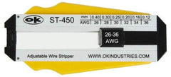 Jonard Tools - 36 to 26 AWG Capacity Precision Wire Stripper - Polycarbonate Handle - Americas Tooling