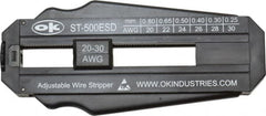 Jonard Tools - 30 to 20 AWG Capacity Precision Wire Stripper - ESD Safe Polycarbonate Handle - Americas Tooling