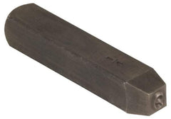 Made in USA - 3/16" Character Size, 9 Character, Heavy Duty Individual Steel Stamp - Steel, Number - Americas Tooling