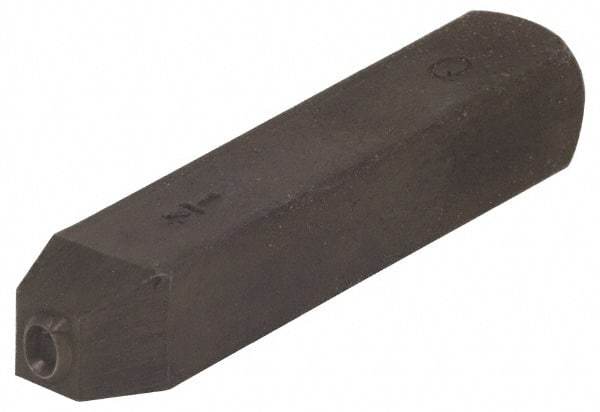 Made in USA - 3/16" Character Size, Q Character, Heavy Duty Individual Steel Stamp - Steel, Letter - Americas Tooling