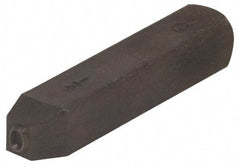 Made in USA - 1/8" Character Size, Q Character, Heavy Duty Individual Steel Stamp - Steel, Letter - Americas Tooling