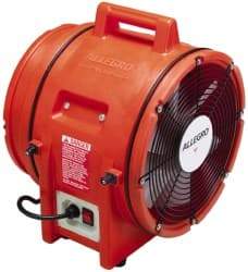 Allegro - Electric AC Axial Blower - 1 hp, 1,842 CFM, 220 Max Voltage Rating - Americas Tooling