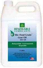 Renewable Lubricants - 1 Gal Bottle, Mineral Gear Oil - 24°F to 518°F, 252 St Viscosity at 40°C, 34 St Viscosity at 100°C, ISO 320 - Americas Tooling