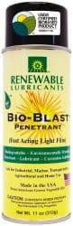 Renewable Lubricants - 11 oz Aerosol Thin Oily Film Penetrant/Lubricant - Light Golden, -22°F to 208°F - Americas Tooling