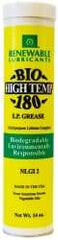 Renewable Lubricants - 14 oz Cartridge Biobased Extreme Pressure Grease - Green, Extreme Pressure & High Temperature, 285°F Max Temp, NLGIG 2, - Americas Tooling