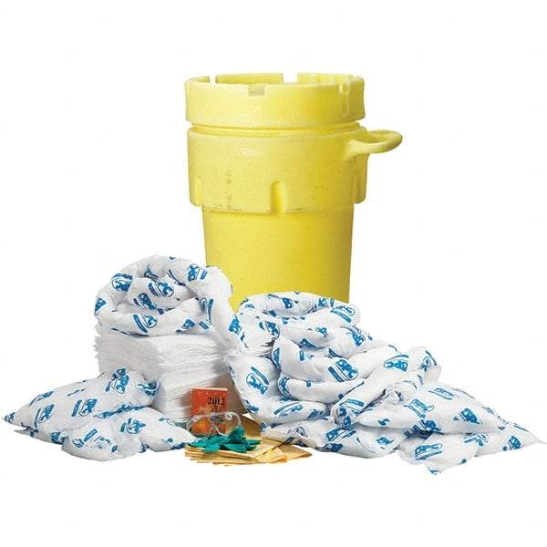 Brady SPC Sorbents - 75 Gal Capacity Oil Only Spill Kit - 95 Gal Polyethylene Drum - Americas Tooling