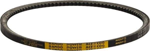 Bando - Section 5VX, 5/8" Wide, 67" Outside Length, V-Belt - Rubber Compound, Black, Narrow Cogged, No. 5VX670 - Americas Tooling