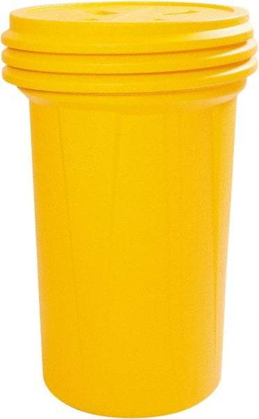 Eagle - 57 Gallon Closure Capacity, Screw On Closure, Yellow Overpack - 55 Gallon Container, HDPE, 550 Lb. Capacity, UN; DOT Listing - Americas Tooling